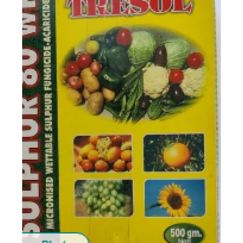 Buy Tresol SULPHUR WETTABLE 80% WP Fungicide Acarcide get price for lab ...