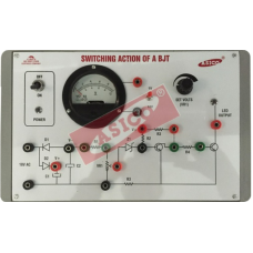 Study of Switching action of a Transistor (BJT)