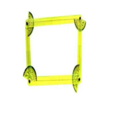 Variable Quadrangle with Four Protractor