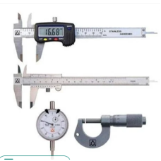 Caliper Indicator And Micrometer