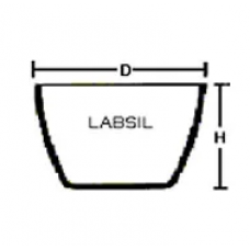 Silica Low form Crucible