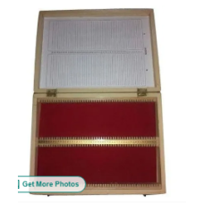 Microscope Slide Box Wooden