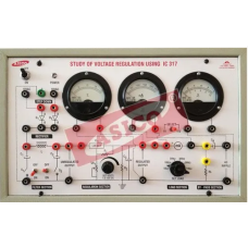 Study of Voltage Regulation using IC317