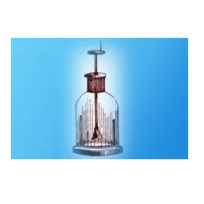 Gold Leaf Electroscope In Bell Jar