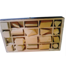 Wooden Educational Crystal Model Solids