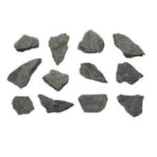 12 Pack Raw Carbonaceous Shale, Sedimentary Rock Specimen