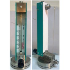 LOW FLOW PURGE GLASS TUBE ROTAMETER WITH D.P. REGULATOR