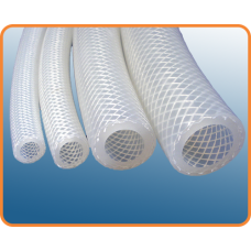 Platinum Cured Silicone Hose reinforced with Polyester Braiding