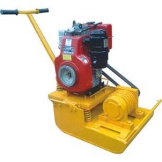 Earth Compactor Machine , Plate and Soil Vibrator Machine 5 HP 1 Ton Diesel Eng.