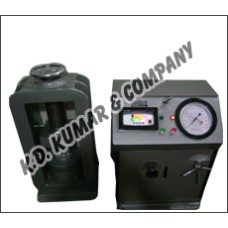 ELECTRICAL OPERATED COMPRESSION TESTING MACHINE WITH PRESSURE GAUGE & DIGITAL GAUGE