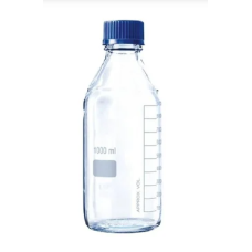 Borosillicate Glass Reagent Bottle Narrow Mouth Screw Cap 1000 ML