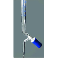 Burette with Screw Type Needle Valve PTFE Rotaflow