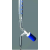 Burette with Screw Type Needle Valve PTFE Rotaflow