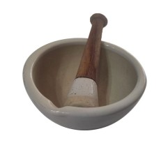 Pestle And Mortar Porcelain Set