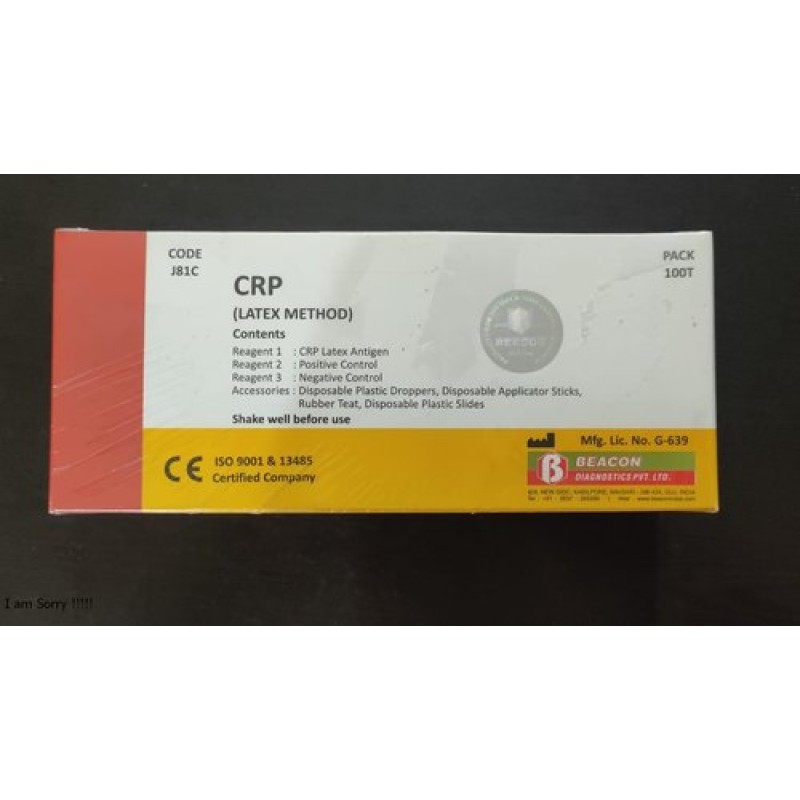 Buy Beacon Diagnostics CRP Latex Method Test Kit get price for lab ...