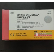 Diagnostics Stained Salmonella Antigen Set Widal Slide Test