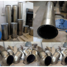 Fluoropolymer Coated Stainless Steel Ducts