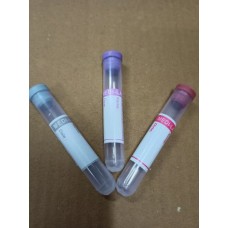 Single cap non vaccume blood collection tubes