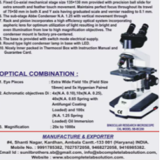 Binocular Laboratory Microscope