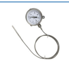 Mercury in Steel Dial Thermometer