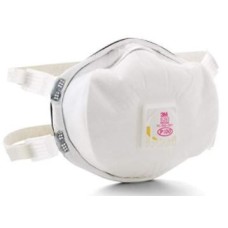 3M 8293 P100 Disposable Particulate Cup Respirator With Cool Flow Exhalation Valve, Standard